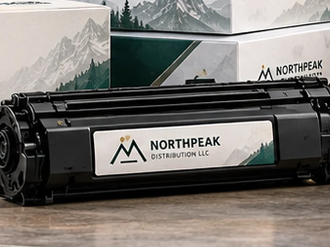 Illustrative Northpeak ink, drums & maintenance category concept