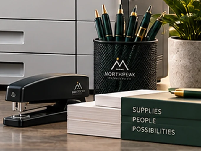 Illustrative Northpeak office essentials category concept