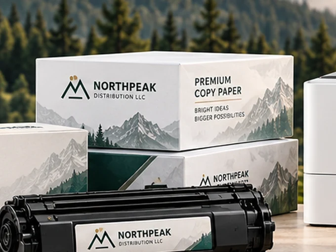 Illustrative Northpeak copier & printer paper category concept